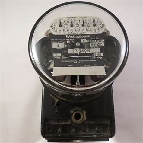 westinghouse electric meter vintage